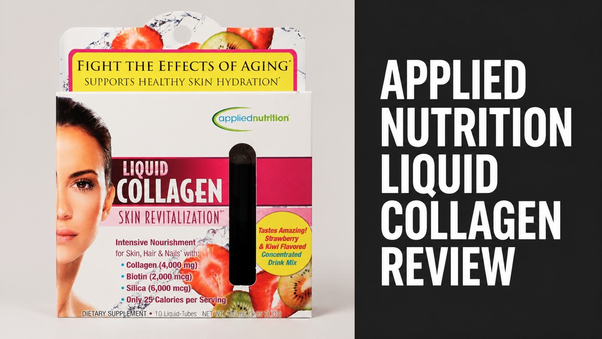 Applied Nutrition Liquid Collagen Skin Revitalization box with liquid tube