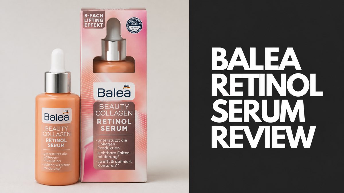 Balea Beauty Collagen Retinol Serum bottle and packaging box