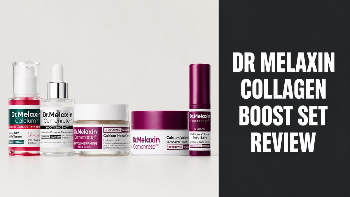 Dr. Melaxin Gifted Collagen Boost Set five-piece skincare bundle